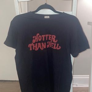 Black Brandy Melville Graphic Tee